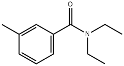 避蚊胺(DEET) 结构式