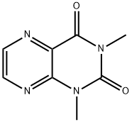 1,3-DIMETHYL-2,4(1H,3H)-PTERIDINEDIONE 结构式