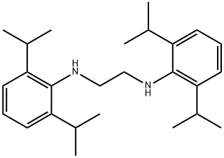 N,N'-二(2,6-二异丙基苯基)乙二胺 结构式