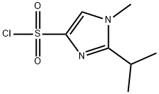 1-METHYL-2-(PROPAN-2-YL)-1H-IMIDAZOLE-4-SULFONYL CHLORIDE 结构式