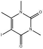 1,2,3,4-TETRAHYDRO-5-IODO-1,3,6-TRIMETHYL-2,4-DIOXOPYRIMIDINE 结构式