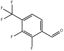 2,3-二氟-4-(三氟甲基)苯甲醛 结构式