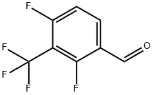 2,4-二氟-3-(三氟甲基)苯甲醛 结构式