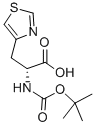 BOC-D-4-噻唑丙氨酸 结构式