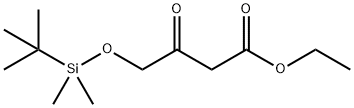 4-((叔丁基二甲基硅烷基)氧基)-3-氧代丁酸乙酯 结构式