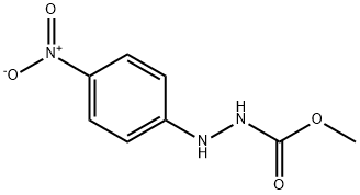 methyl N-[(4-nitrophenyl)amino]carbamate 结构式