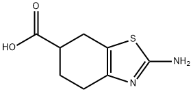 2-氨基-4,5,6,7-四氢苯并[D]噻唑-6-羧酸 结构式