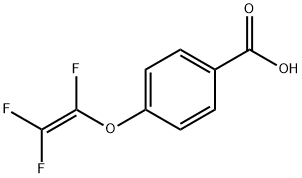 4-[1,2,2(三氟乙烯基)氧基]苯甲酸 结构式