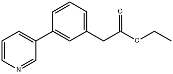 ETHYL(3-PYRIDIN-3-YL-PHENYL)-ACETATE 结构式