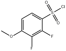 2,3-二氟-4-甲氧基苯-1-磺酰氯 结构式