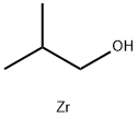 zirconium(4+) 2-methylpropanolate 结构式