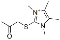 1,3,4,5-tetramethyl-2-((2-oxopropyl)thio)imidazolium 结构式