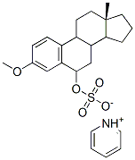 pyridinium 3-methoxyestra-1,3,5(10)-trien-6-yl sulfate 结构式