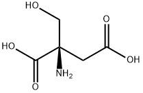 L-Aspartic acid, 2-(hydroxymethyl)- (9CI) 结构式