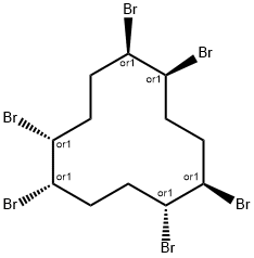 A-六溴环十二烷 结构式
