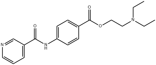 nicotinoylprocaine 结构式