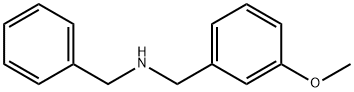 N-苄基-1-(3-甲氧基苯基)甲胺 结构式