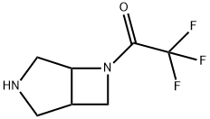 3,6-Diazabicyclo[3.2.0]heptane, 6-(trifluoroacetyl)- (9CI) 结构式