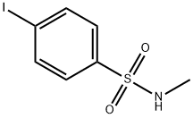 4-碘-N-甲基苯-1-磺酰胺 结构式