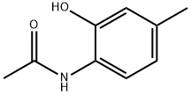 N-(2-羟基-4-甲基苯基)乙酰胺 结构式