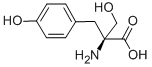 Α-羟甲基-D-酪氨酸 结构式