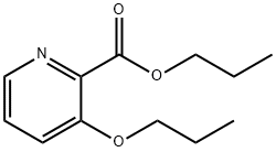 3-正丙氧基-2-吡啶甲酸正丙酯 结构式