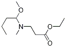 3-((1-甲氧基戊-2-基)氨基)丙酸乙酯 结构式