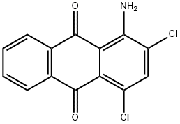 1-amino-2,4-dichloroanthraquinone 结构式