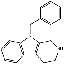 1,2,3,4-TETRAHYDRO-9-(PHENYLMETHYL)-PYRIDO[3,4-B]INDOLE 结构式