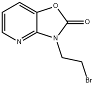 3-(2-溴乙基)恶唑并[4,5-B]吡啶-2(3H)-酮 结构式