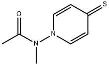 Acetamide,  N-methyl-N-(4-thioxo-1(4H)-pyridinyl)- 结构式