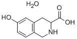 6-羟基-1,2,3,4-四氢异喹啉-3-羧酸一水合物 结构式