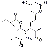 5'-Chloro-6'-oxo SiMvastatin 结构式