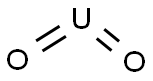 Uranium(IV) oxide 结构式