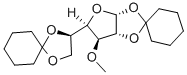 1,2:5,6-DI-O-CYCLOHEXYLIDENE-3-O-METHYL-ALPHA-D-GLUCOFURANOSE 结构式