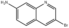 3-溴喹啉-7-胺 结构式