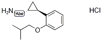 ((1R,2R)-2-(2-异丁氧基苯基)环丙基)甲胺盐酸盐 结构式