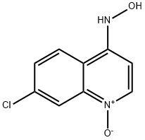 Quinoline, 7-chloro-4-(hydroxyamino)-, 1-oxide 结构式