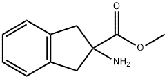 2-氨基茚满-2-羧酸甲酯 结构式