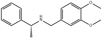 (R)-(+)-(3,4-二甲氧基)苯-1-苯基乙胺 结构式