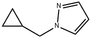 1-(环丙基甲基)吡唑 结构式