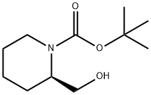 (R)-N-BOC-2-哌啶甲醇 结构式