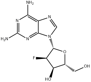 2'-氟-2,6-二氨基嘌呤-2'-脱氧核苷 结构式