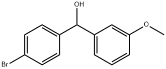 (4-bromophenyl)(3-methoxyphenyl)methanol 结构式