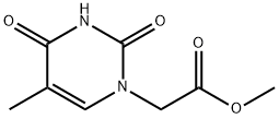 methyl (5-methyl-2,4-dioxo-3,4-dihydro-2H-pyrimidin-1-yl)ethanoate 结构式