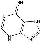 6H-Purin-6-imine, 3,7-dihydro-, (Z)- (9CI) 结构式