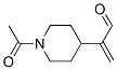 4-Piperidineacetaldehyde,  1-acetyl--alpha--methylene- 结构式