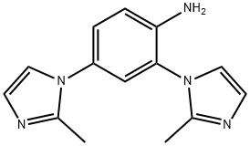 2,4-BIS-(2-METHYL-IMIDAZOL-1-YL)-PHENYLAMINE 结构式