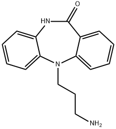 5-(3-Aminopropyl)-5,10-dihydro-11H-dibenzo[b,e][1,4]diazepin-11-one 结构式