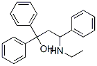 3-(Ethylamino)-1,1,3-triphenyl-1-propanol 结构式